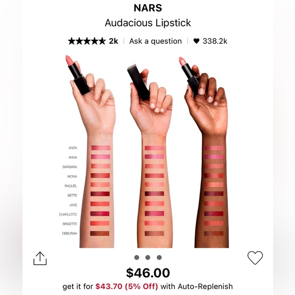 NARS Audacious Lipstick - Picture 3 of 3